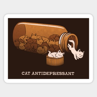 Cat Antidepressant by Tobe Fonseca Magnet